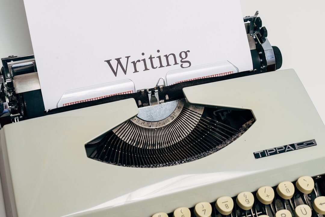 author editing manuscript